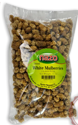 nazo Dried White Mulberries 14 OZ